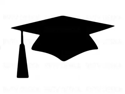 Black graduation cap